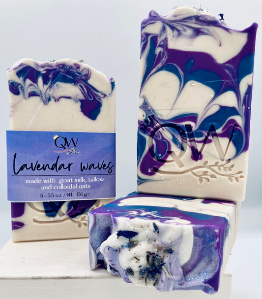 Lavender Waves Cold Processed Soap